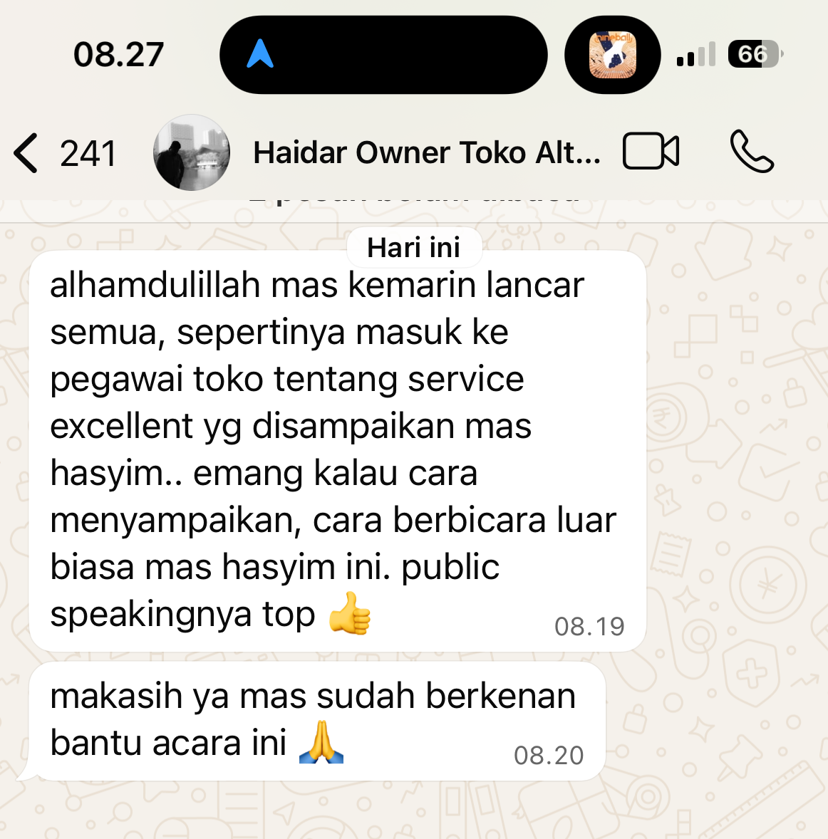 Testimoni Owner Toko Altara Bogor
